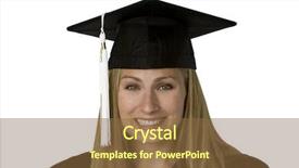  Presentation with clipping - PPT layouts featuring scholastic - graduate scholar with clipping path background and a  colored foreground