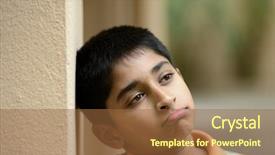  Presentation with indian tamil education - PPT theme consisting of scholastic - handsome indian toddler standing outdoor background and a tawny brown colored foreground