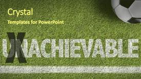  Presentation with scholl - Slides having scholl - soccer field with the text background and a tawny brown colored foreground