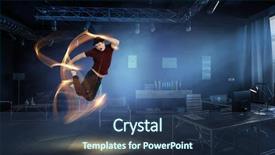  Presentation with dance - Cool new PPT theme with schols - dance is his world mixed backdrop and a  colored foreground