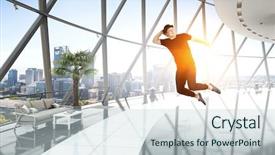  Presentation with astronaut in fantasy world mixed - Slide deck with schols - dance is his world mixed background and a  colored foreground