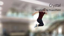  Presentation with astronaut in fantasy world mixed - Colorful PPT theme enhanced with schols - dance is his world mixed backdrop and a  colored foreground