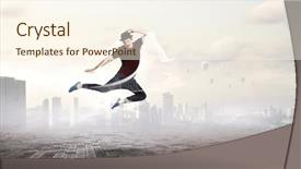  Presentation with astronaut in fantasy world mixed - Presentation theme with schols - dance is his world mixed background and a cream colored foreground