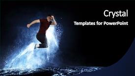  Presentation with dance - Amazing PPT theme having schols - dance is his world mixed backdrop and a  colored foreground