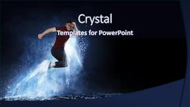  Presentation with dance - Beautiful PPT theme featuring schols - dance is his world mixed backdrop and a  colored foreground