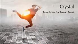  Presentation with dance - Amazing theme having schols - dance is his world mixed backdrop and a lemonade colored foreground