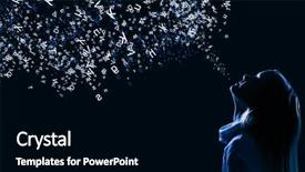  Presentation with voice - PPT layouts consisting of school age and voice background and a black colored foreground