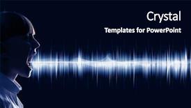  Presentation with voice - Presentation theme enhanced with school age and voice background and a black colored foreground