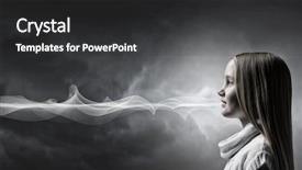  Presentation with voice - Cool new PPT layouts with school age and voice backdrop and a dark gray colored foreground