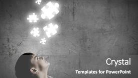  Presentation with hypertension at a young age - PPT theme with school age looking at puzzle background and a gray colored foreground