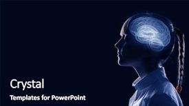  Presentation with closed - Cool new slide set with school age with closed eyes backdrop and a black colored foreground