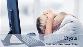  Presentation with stress management in education - Cool new slides with school and education concept - stress backdrop and a light blue colored foreground