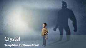  Presentation with school animations - Presentation theme having school animations - cute kid in a room background and a gray colored foreground