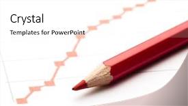  Presentation with red - Cool new theme with school annual report - red pen painting a red backdrop and a white colored foreground