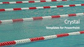  Presentation with swimming pool - Audience pleasing PPT layouts consisting of school athletics meeting - swimming pool backdrop and a  colored foreground