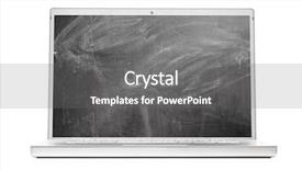  Presentation with school board - Theme with tree trunks - nature motion blur background and a gray colored foreground