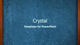  Presentation with chalkboard - Amazing PPT theme having school border - blue chalkboard backdrop and a ocean colored foreground