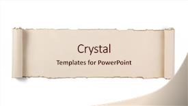  Presentation with scroll - Beautiful presentation design featuring school border - parchment scroll isolated on white backdrop and a lemonade colored foreground