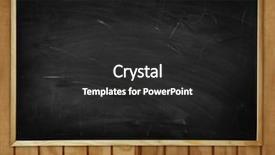  Presentation with blackboard - Cool new PPT theme with school bulletin boards - blank blackboard on wooden wall backdrop and a  colored foreground