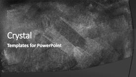  Presentation with chalk - Slide deck featuring school bulletin boards - chalk rubbed out on blackboard background and a gray colored foreground