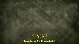  Presentation with chalk - PPT theme with school bulletin boards - chalk rubbed out on blackboard background and a tawny brown colored foreground