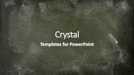  Presentation with chalk - Cool new theme with school bulletin boards - chalk rubbed out on blackboard backdrop and a dark gray colored foreground