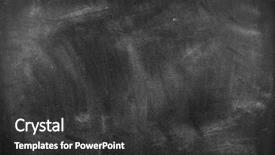  Presentation with chalk - Colorful PPT theme enhanced with school bulletin boards - chalk rubbed out on blackboard backdrop and a dark gray colored foreground