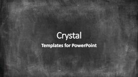  Presentation with chalk stencils - Slide set featuring school bulletin boards - chalk rubbed out on blackboard background and a dark gray colored foreground