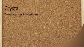  Presentation with cork - Beautiful presentation theme featuring school bulletin boards - cork board backdrop and a coral colored foreground