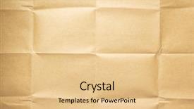  Presentation with partchment paper texture - Cool new slides with school bulletin boards - empty folded paper as background backdrop and a lemonade colored foreground