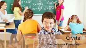  Presentation with math teacher - Amazing PPT theme having many of these delicious vegetables on a white background backdrop and a lemonade colored foreground