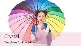  Presentation with climate - PPT layouts with school climate - studio portrait of elementary schoolgirl background and a lemonade colored foreground