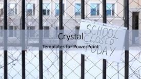  Presentation with closed - Slides enhanced with school closed due to heavy background and a light blue colored foreground