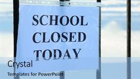  Presentation with school counseling - Presentation having school closed due to heavy background and a light blue colored foreground