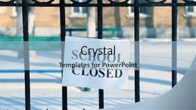  Presentation with facilities school - Cool new presentation theme with school closed due to heavy backdrop and a light blue colored foreground