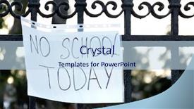  Presentation with school community relations by edward moore - Audience pleasing theme consisting of school closed due to heavy backdrop and a sky blue colored foreground