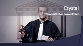  Presentation with decision making - Colorful PPT layouts enhanced with school counselors - young judge in front backdrop and a gray colored foreground