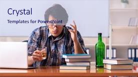  Presentation with special needs classroom - Amazing presentation having school crisis - male teacher drinking backdrop and a  colored foreground