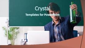  Presentation with teacher diversity - Slide set having school crisis - male teacher drinking background and a  colored foreground