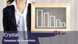  Presentation with frame - PPT layouts featuring school crisis manegment - young woman holding frame background and a tawny brown colored foreground