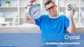  Presentation with test exam student - Colorful theme enhanced with school delay - young student preparing for exams backdrop and a teal colored foreground