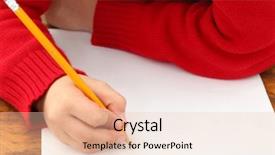  Presentation with fire old paper - Beautiful presentation featuring school desk over white writing backdrop and a lemonade colored foreground