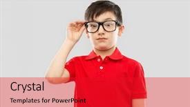  Presentation with education red - PPT layouts featuring school education and vision concept background and a red colored foreground