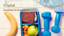  Presentation with tomato - Amazing PPT theme having school food fitness - toned photo of apple sandwich backdrop and a cream colored foreground