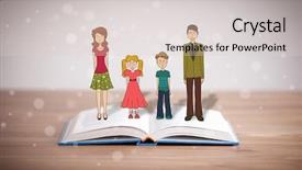  Presentation with book - Presentation design with three cuban pesos bill over background and a  colored foreground.