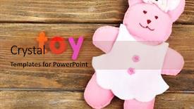  Presentation with wooden toy - Audience pleasing presentation consisting of school girl education objects symbols - toy word formed with colorful backdrop and a  colored foreground