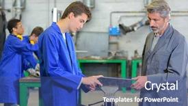  Presentation with school health - PPT layouts having school health safety - craft class background and a ocean colored foreground