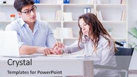  Presentation with college student money - Presentation design having school inclusion - disabled student studying and preparing background and a  colored foreground