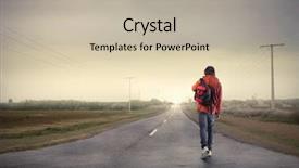  Presentation with land - Audience pleasing PPT theme consisting of businesswoman holding paper sheet world map with contacts as backdrop backdrop and a teal colored foreground