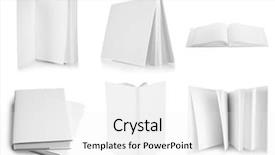  Presentation with marketing - Amazing slides having school logo - marketing concept blank brochures backdrop and a white colored foreground